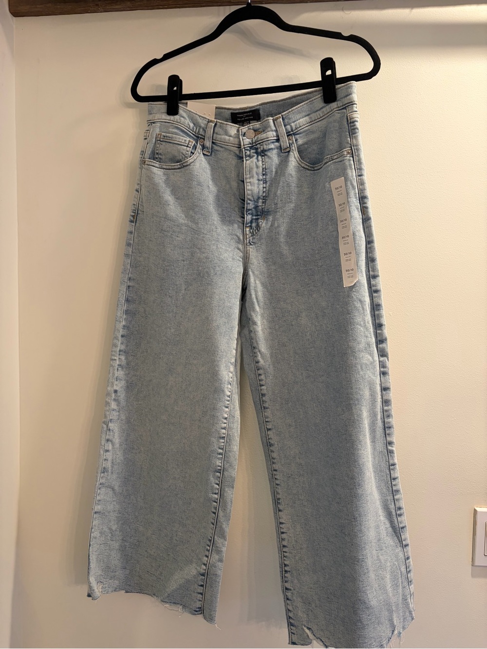 Banana Republic Factory Light Blue Wide Leg Jeans
